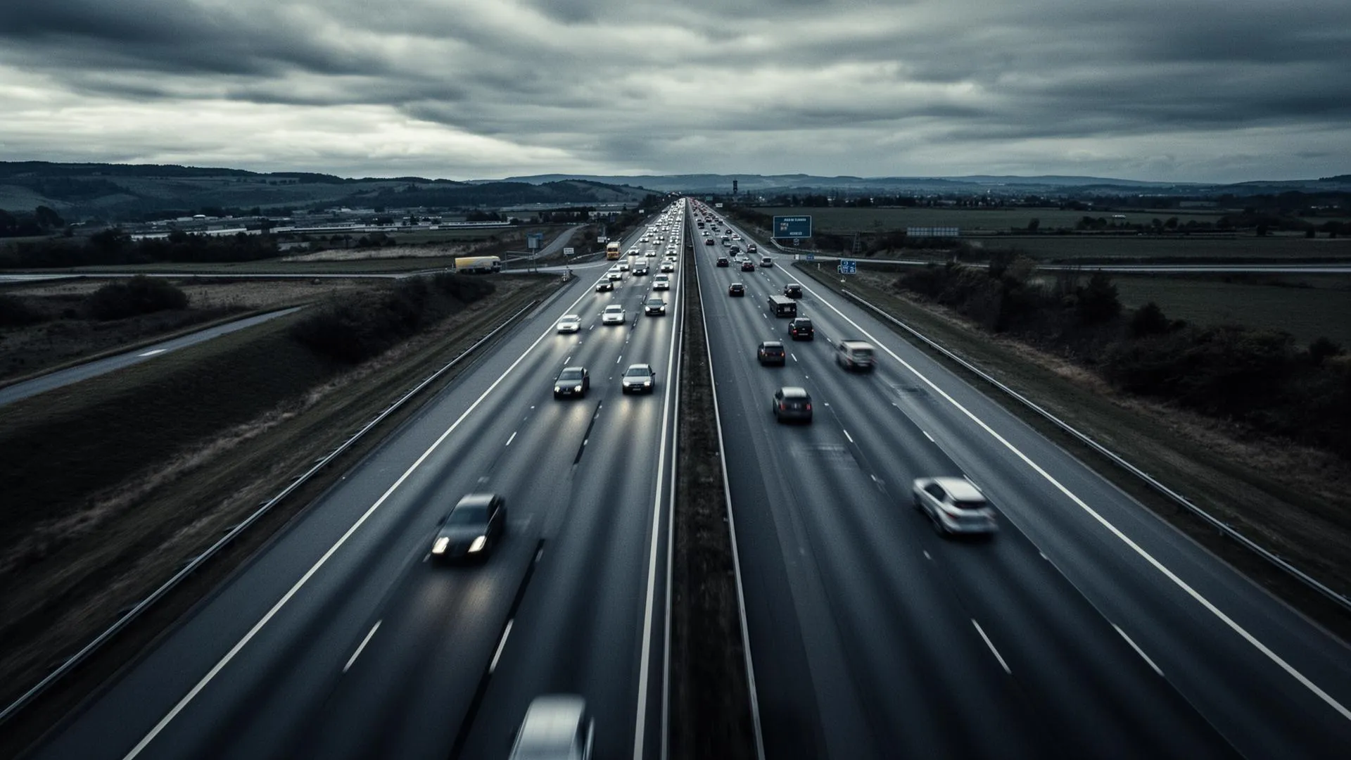 Fahrzeugimport aus Deutschland in die Schweiz – Strasse Richtung Grenzübergang Thayngen